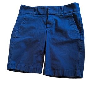 J Crew women’s navy Bermuda shorts chino stretch Frankie size 00